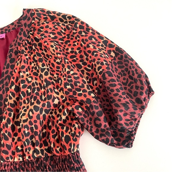 Betsy Johnson Vintage Animal Print Mini Dress - Picture 4 of 8
